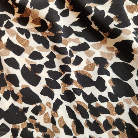 Jones Studio black and tan print dress size 12 - Picture 5 of 5